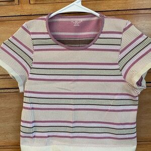 Urban Outfitters Out From Under Striped Tee, Size M/L